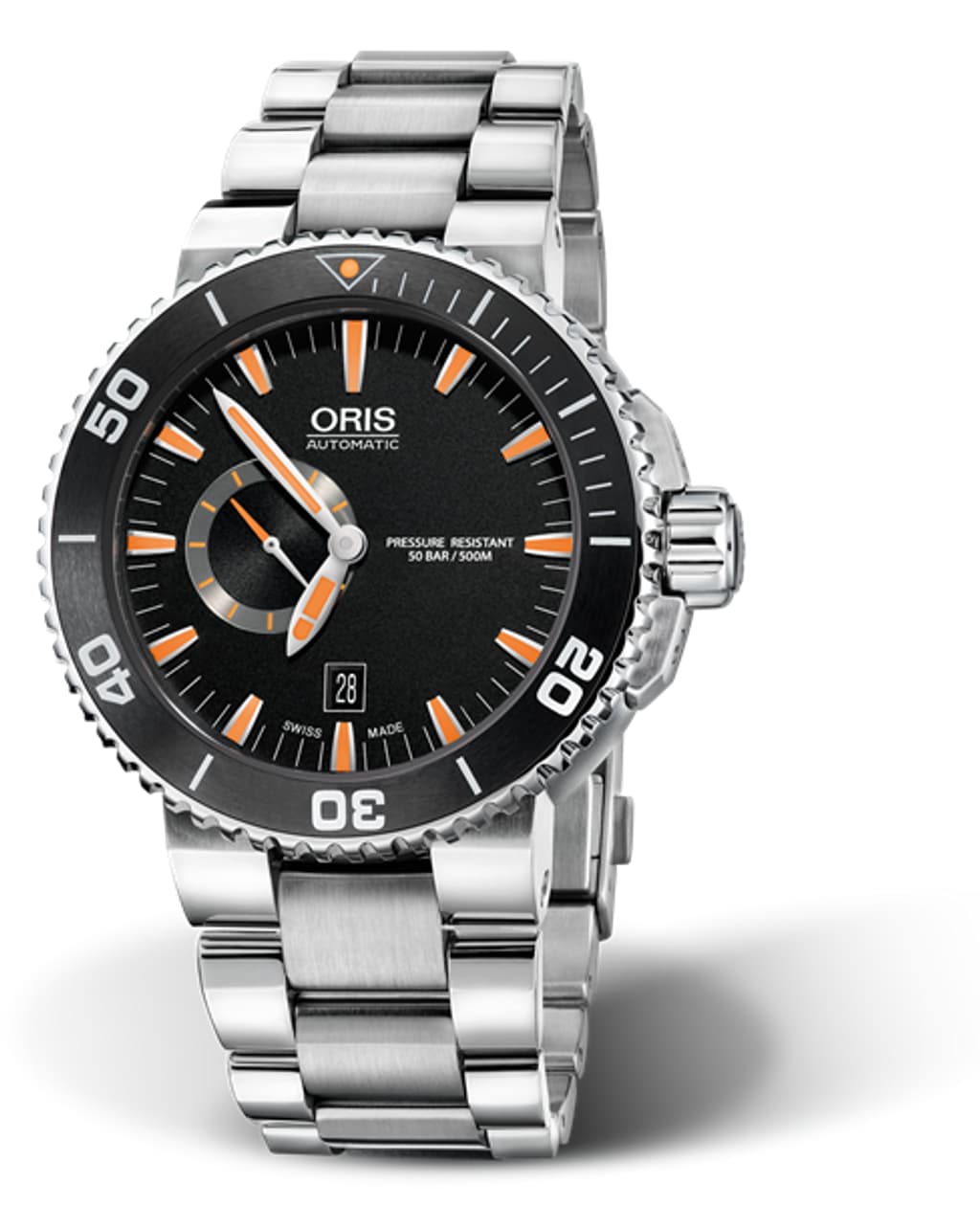 Vertical image of Aquis Small Second, Date